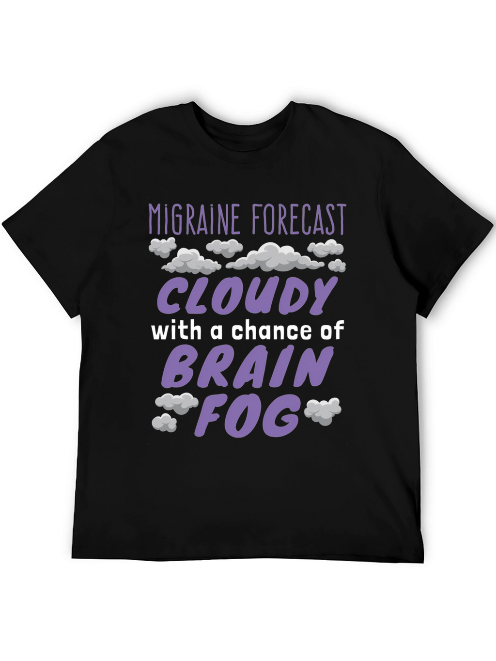 Migraine Forecast Funny Graphic T-Shirt
