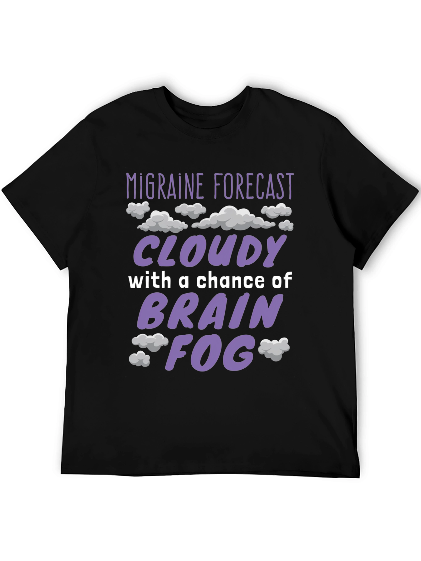 Migraine Forecast Funny Graphic T-Shirt