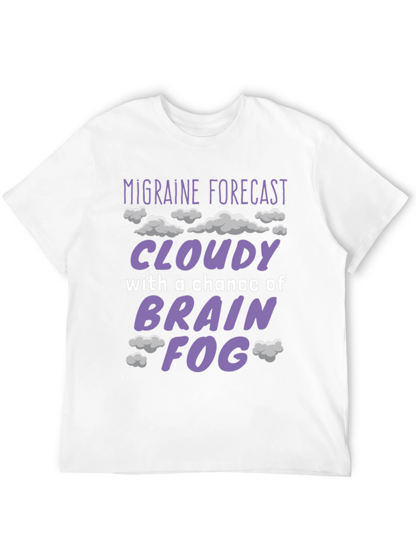 Migraine Forecast Funny Graphic T-Shirt