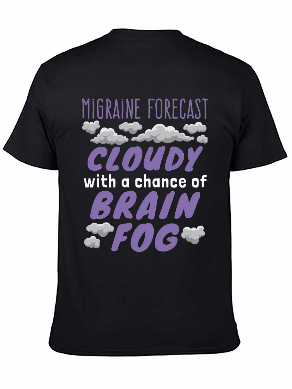 Migraine Forecast Funny Graphic T-Shirt