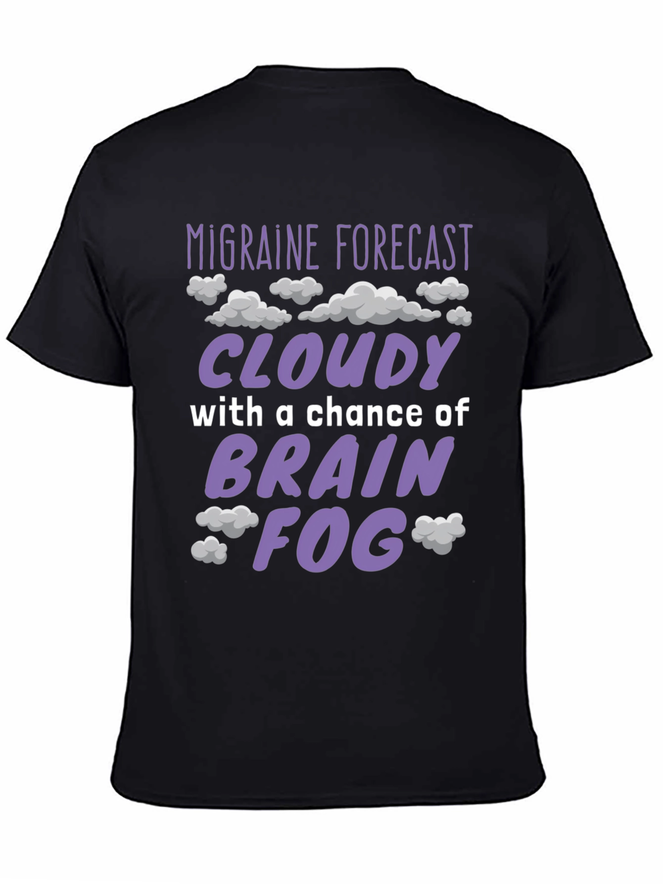 Migraine Forecast Funny Graphic T-Shirt
