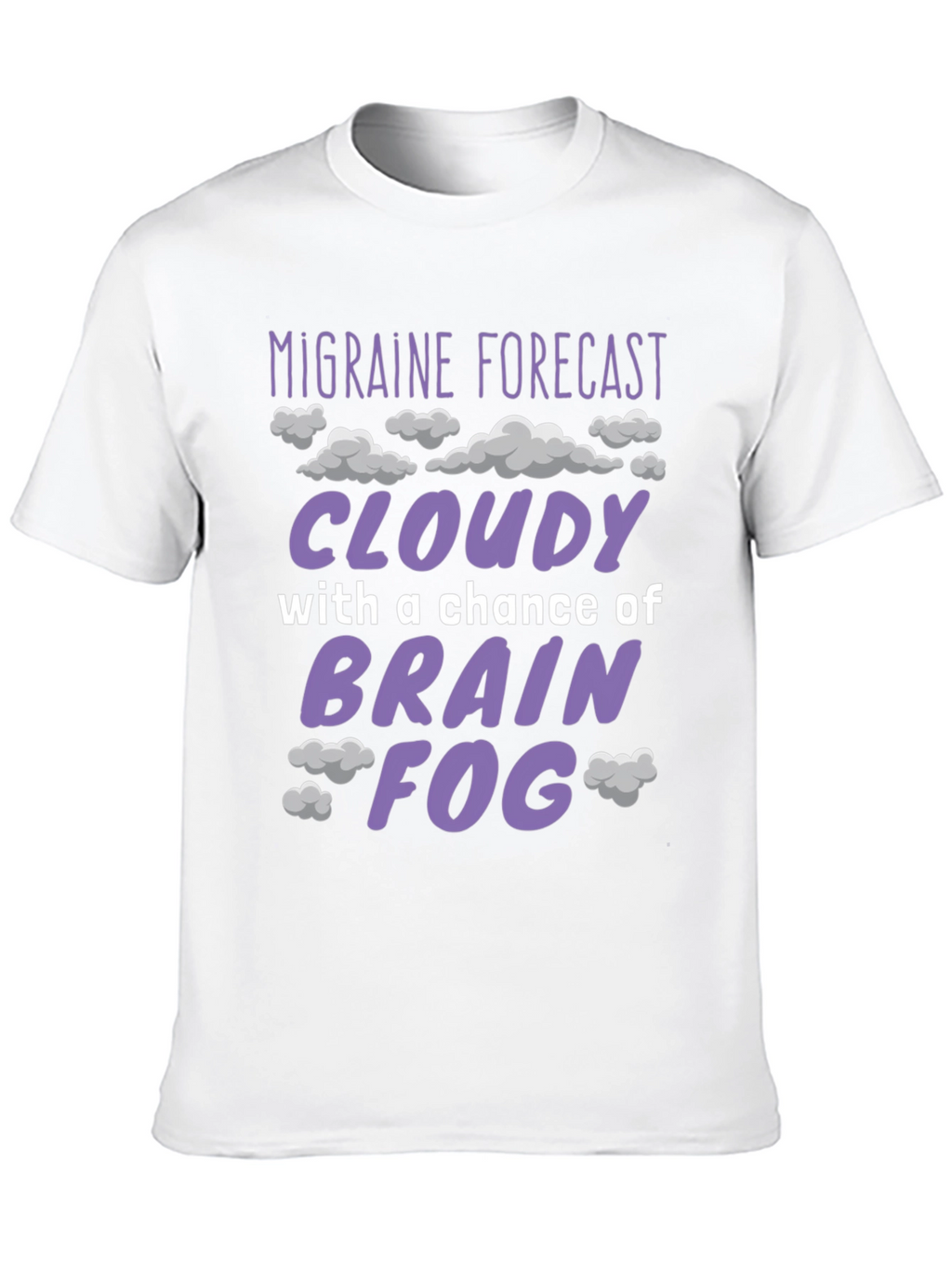 Migraine Forecast Funny Graphic T-Shirt