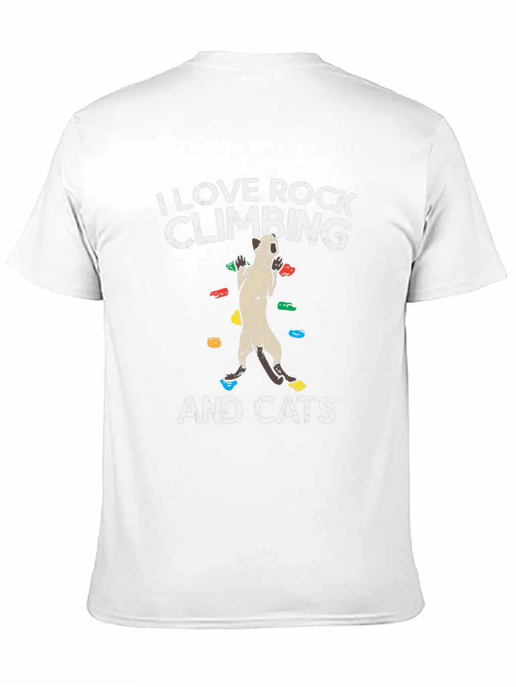 Rock Climbing & Cats Graphic T-Shirt
