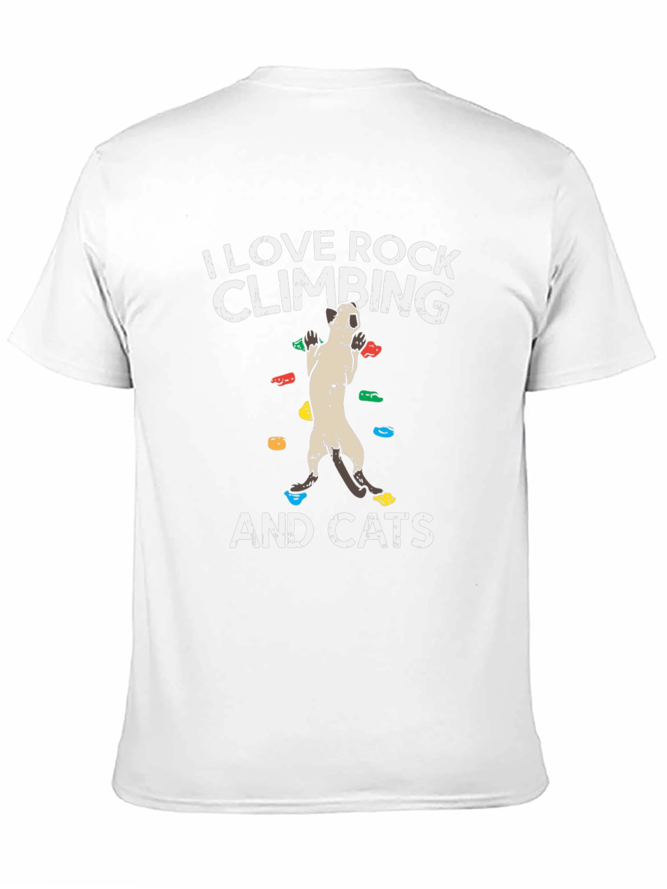 Rock Climbing & Cats Graphic T-Shirt