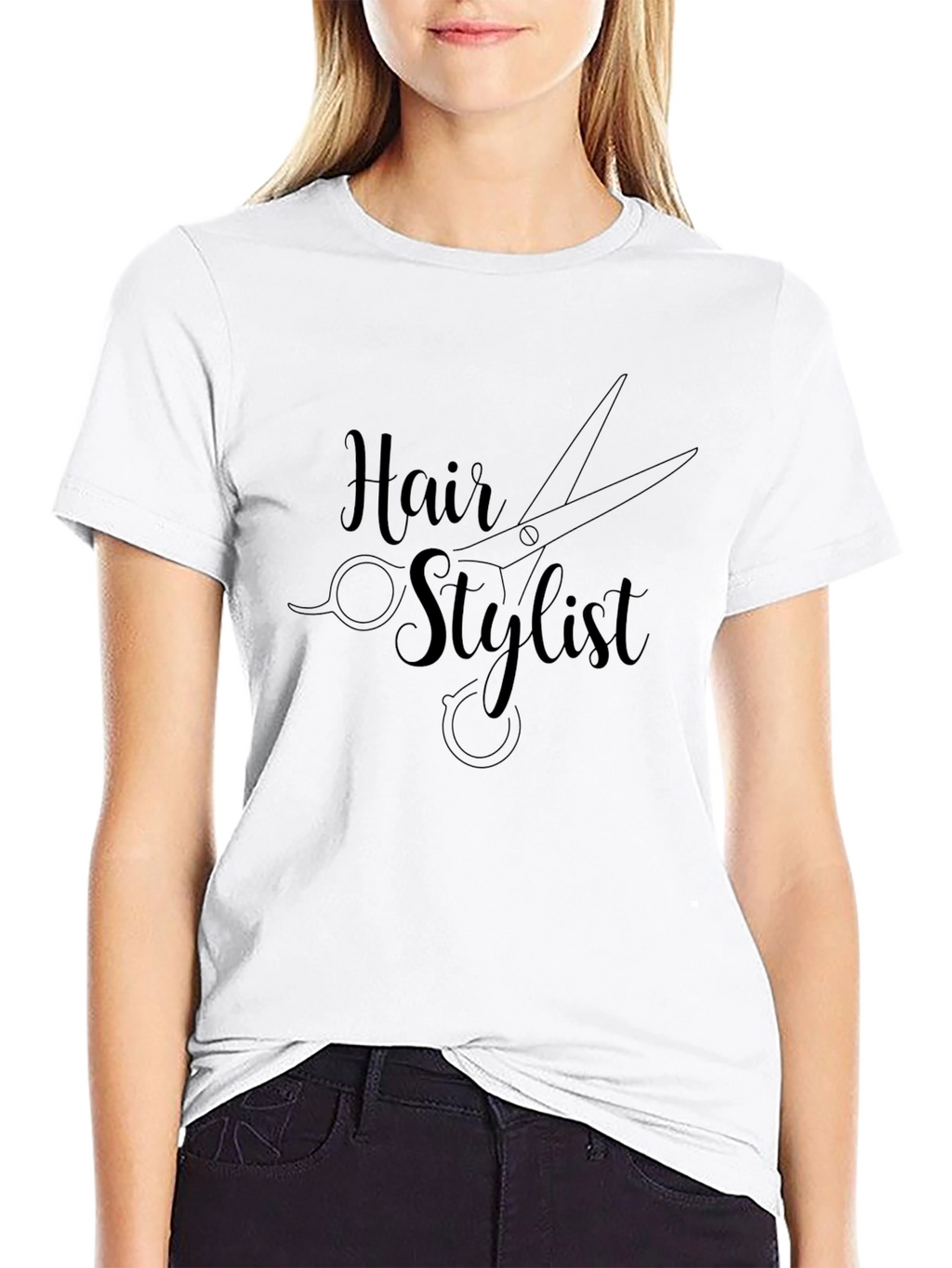 Hair Stylist Graphic T-Shirt - Black