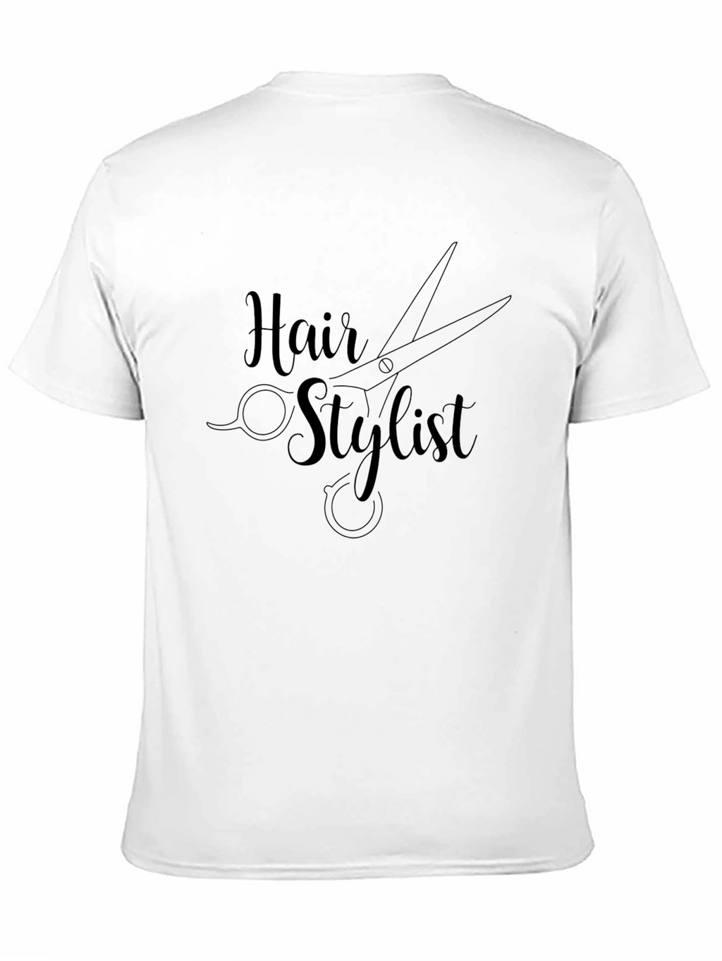 Hair Stylist Graphic T-Shirt - Black