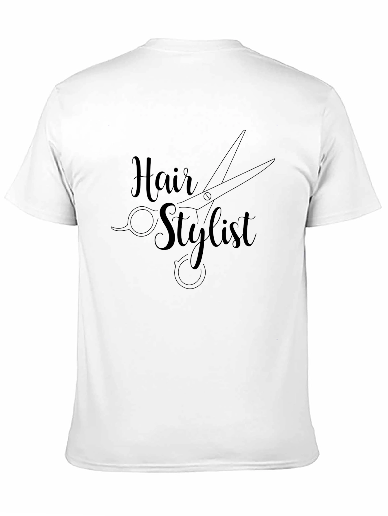 Hair Stylist Graphic T-Shirt - Black