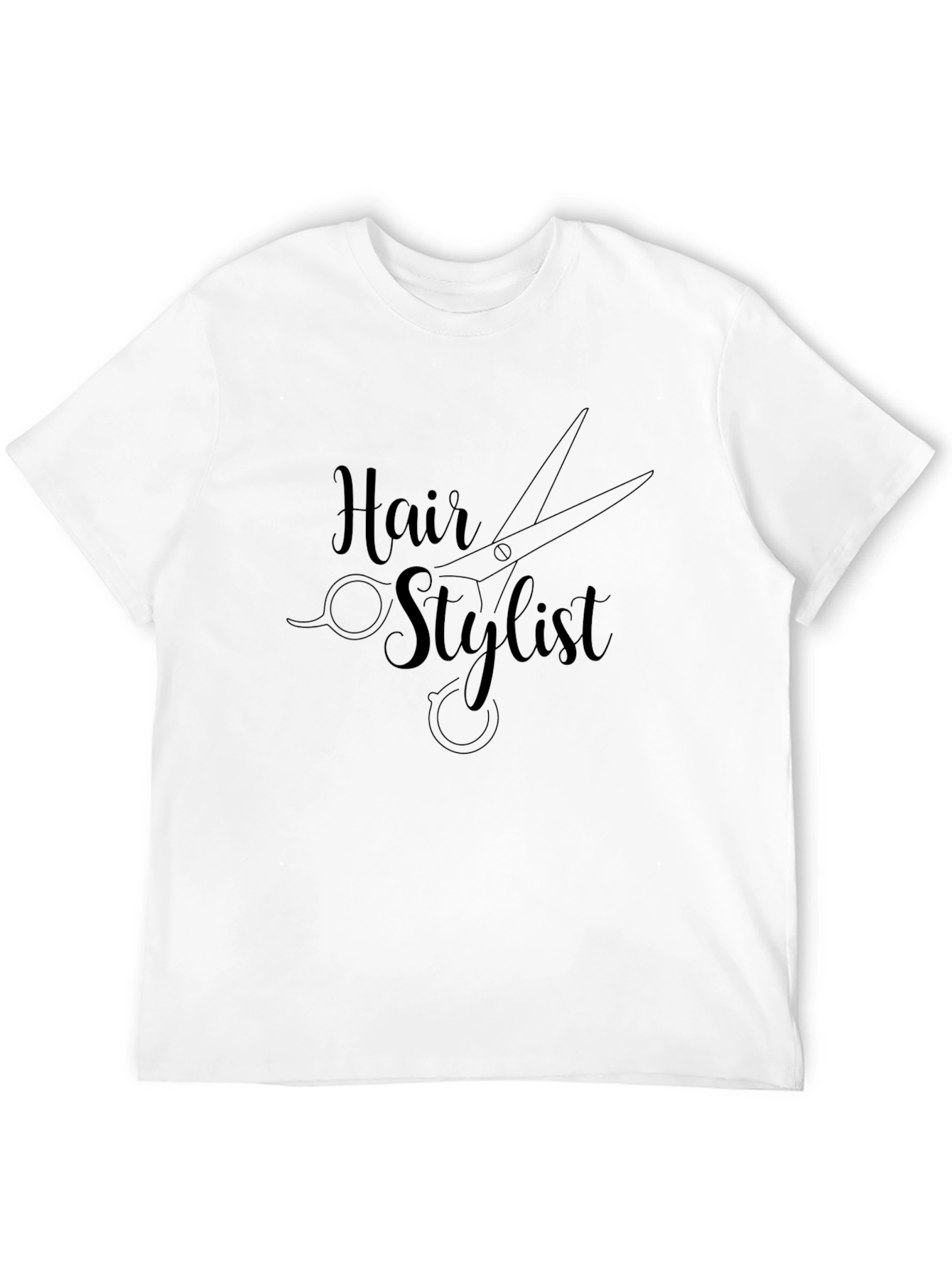 Hair Stylist Graphic T-Shirt - Black