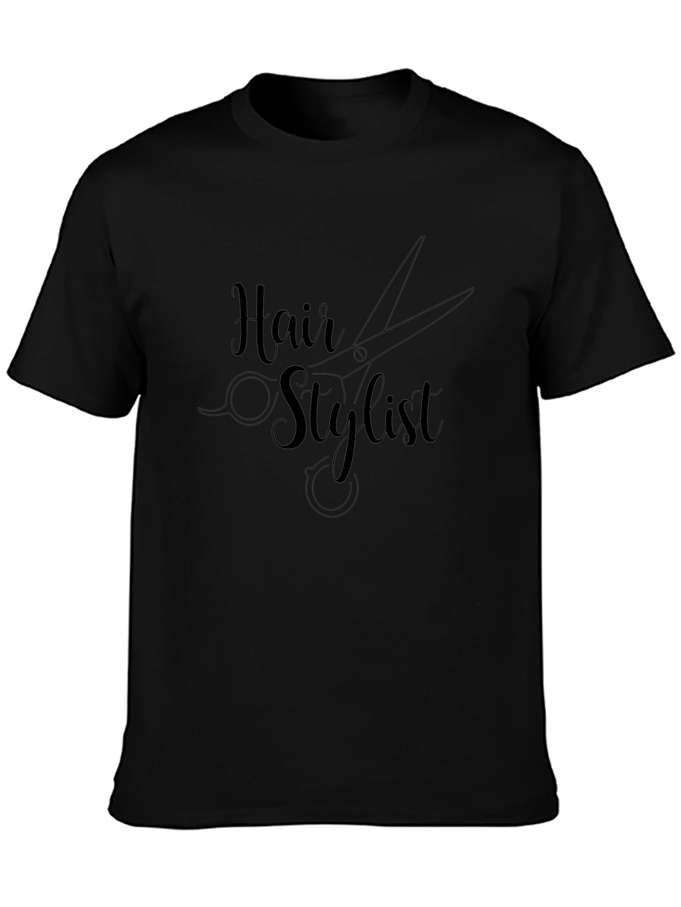 Hair Stylist Graphic T-Shirt - Black