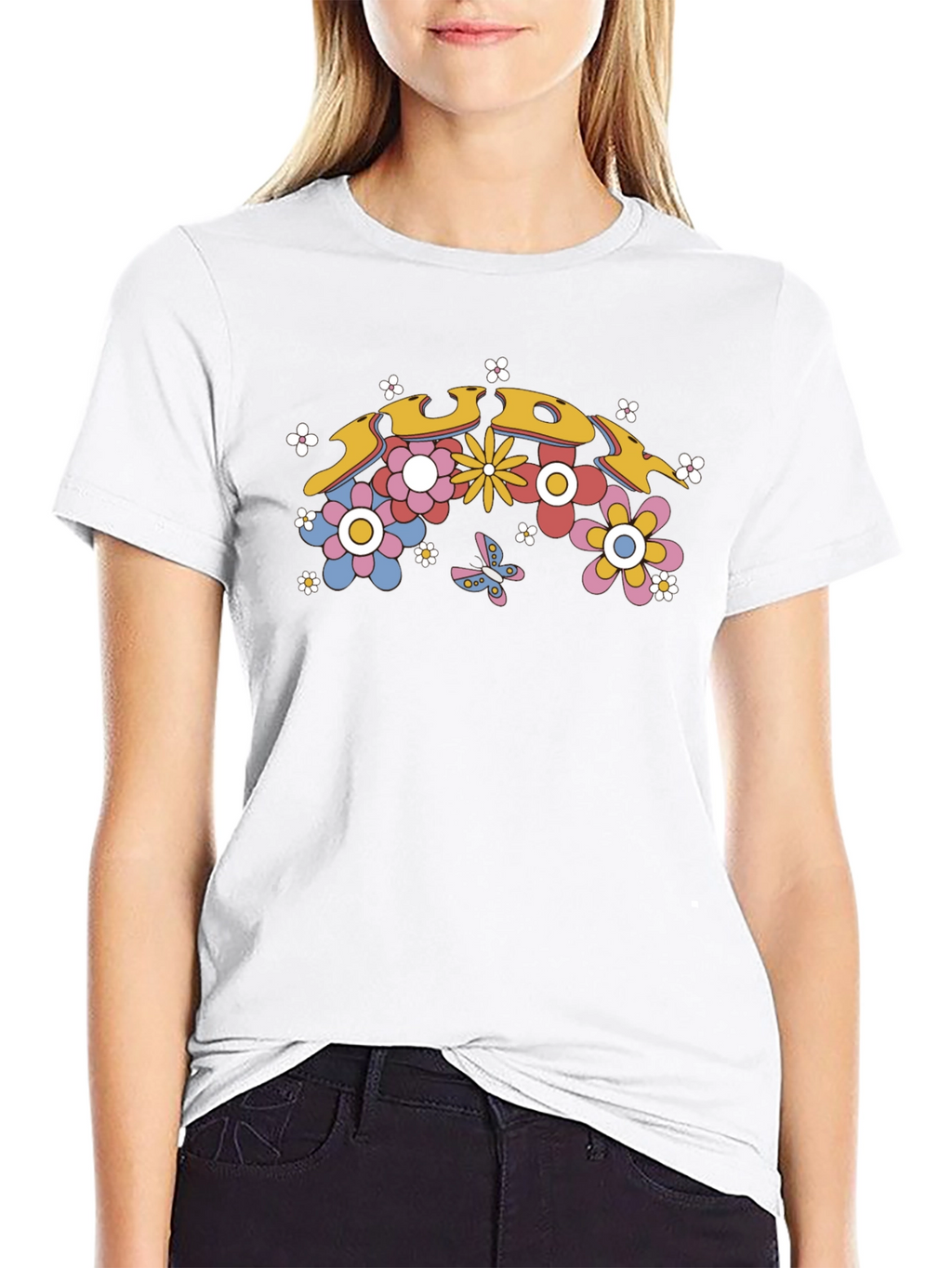 Retro Floral Graphic Tee
