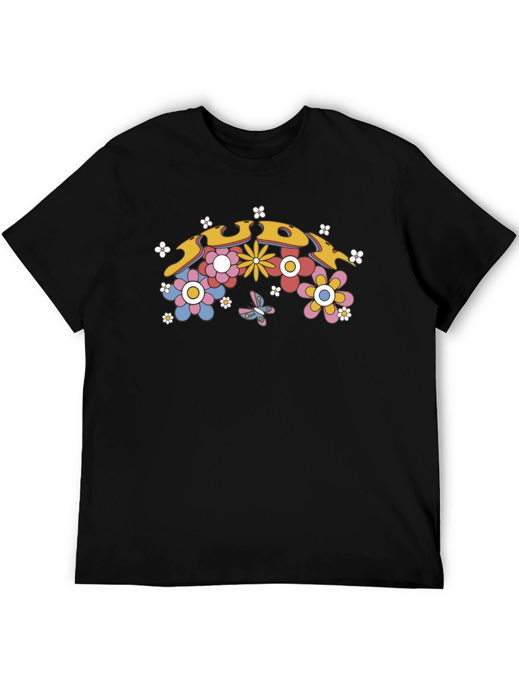 Retro Floral Graphic Tee
