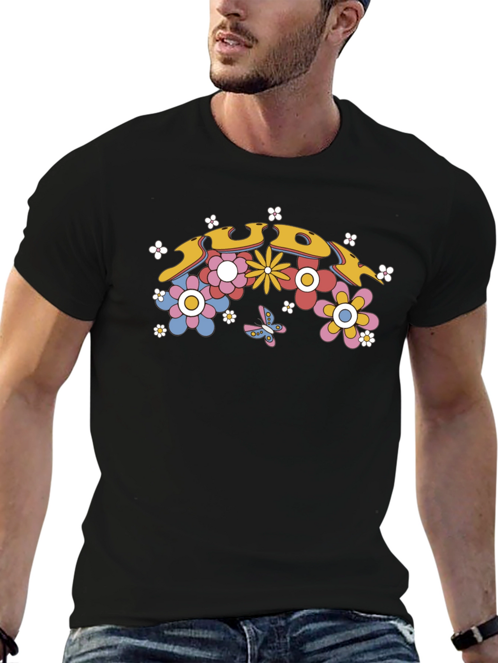 Retro Floral Graphic Tee
