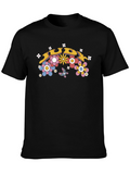 Retro Floral Graphic Tee