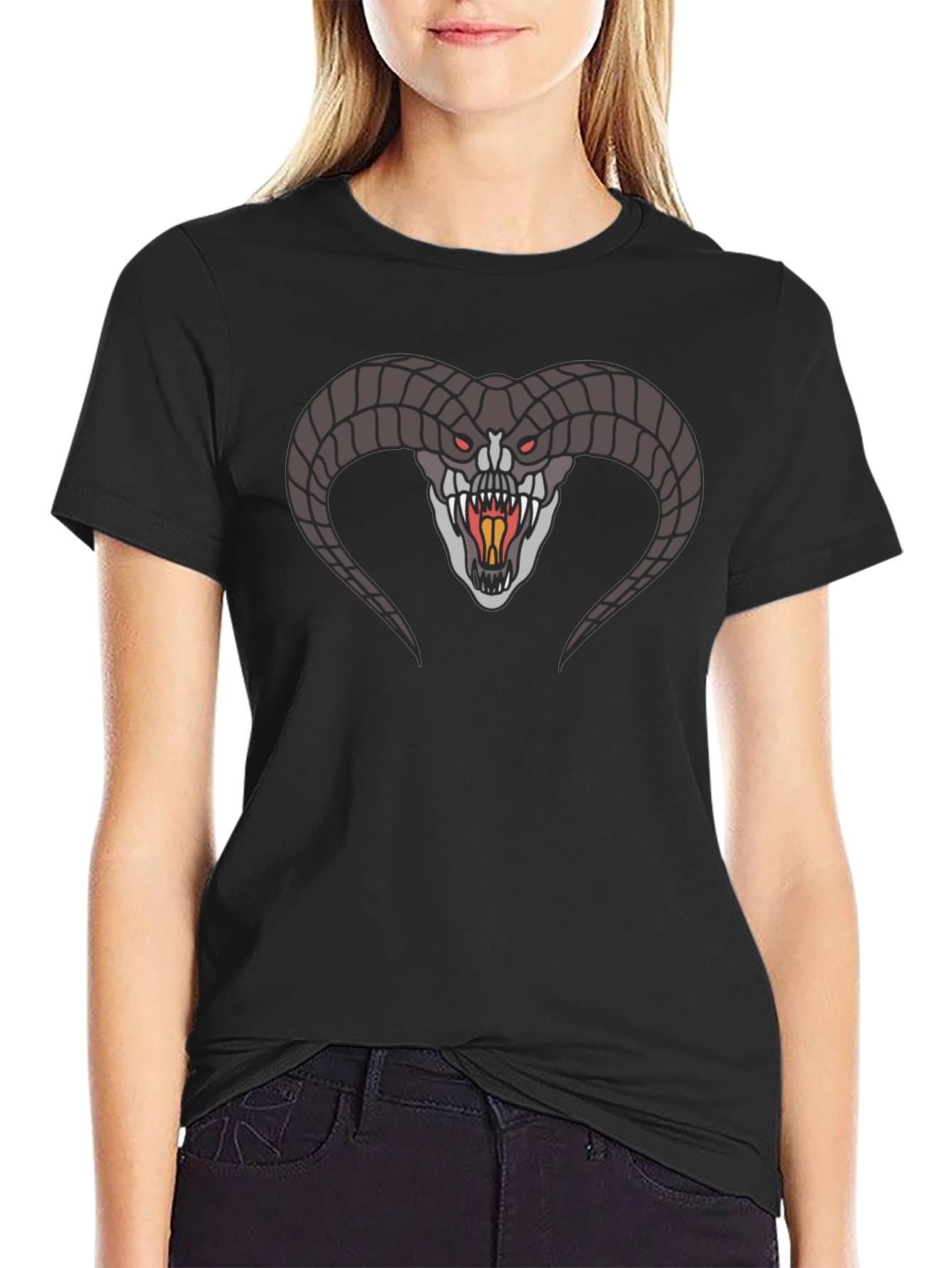 Balrog Graphic Tee - Epic Fantasy Design
