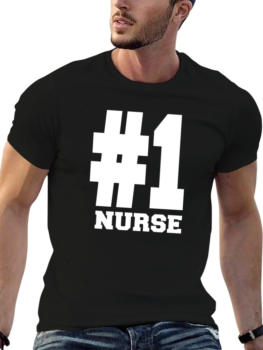 #1 Nurse Graphic T-Shirt - Gift for Nurses