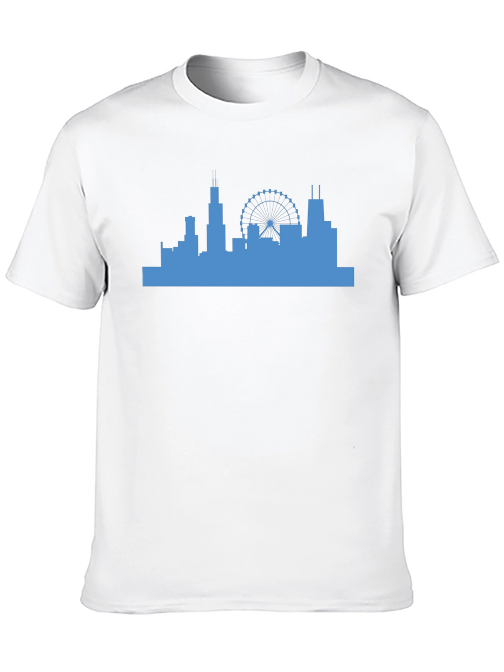 Chicago Skyline Graphic Tee - Mens Black T-Shirt