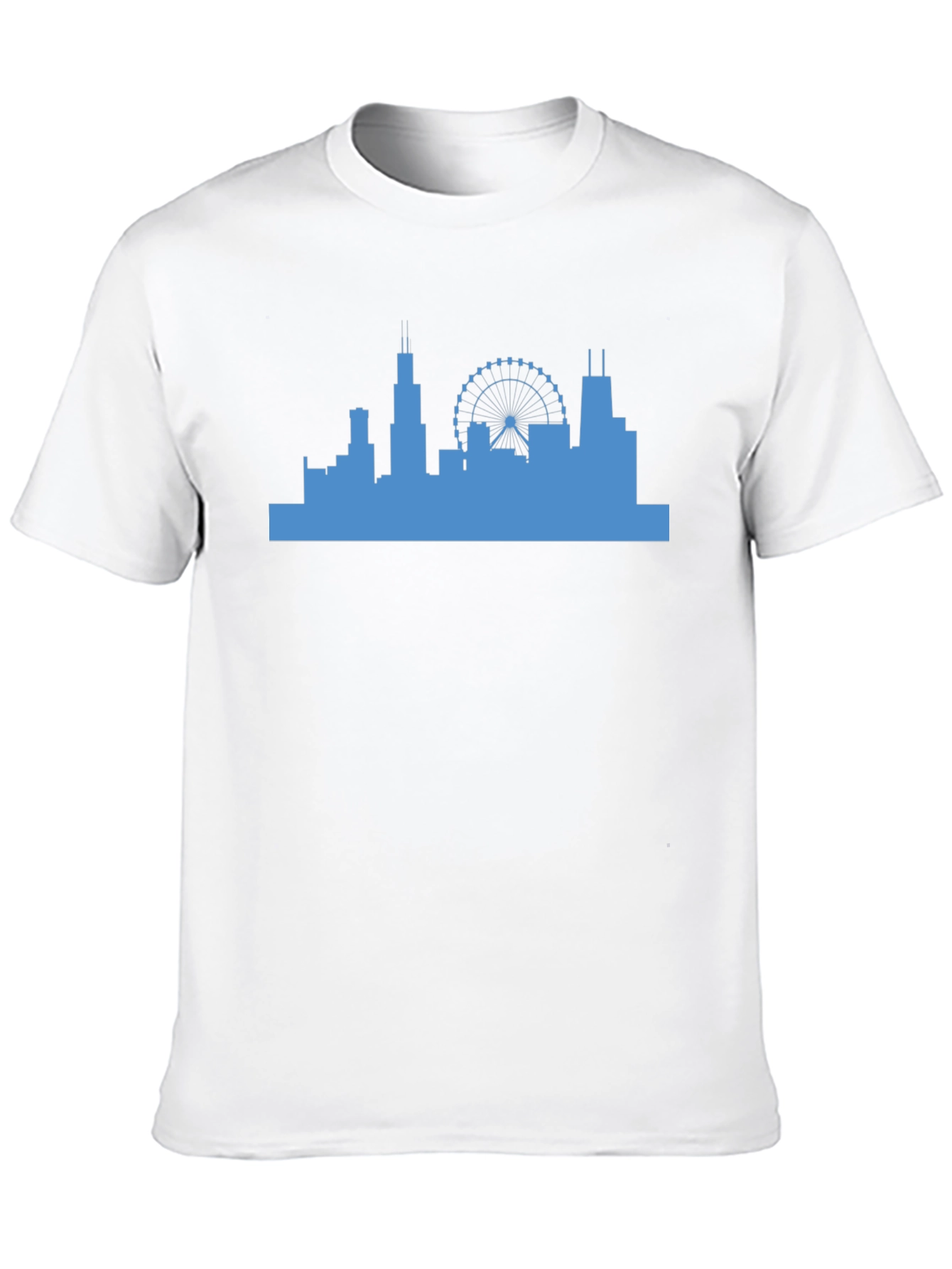 Chicago Skyline Graphic Tee - Mens Black T-Shirt