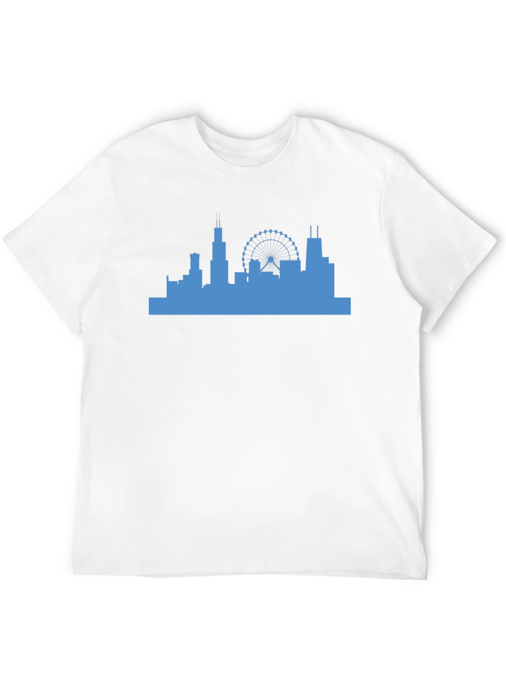 Chicago Skyline Graphic Tee - Mens Black T-Shirt