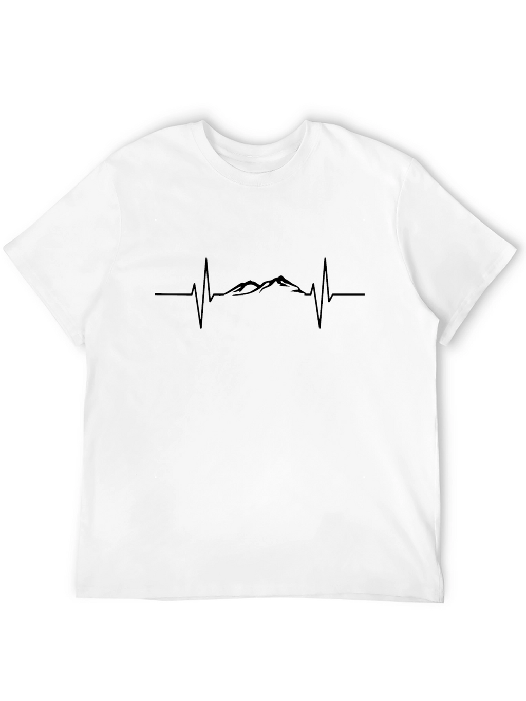 Mountain Heartbeat T-Shirt - Black