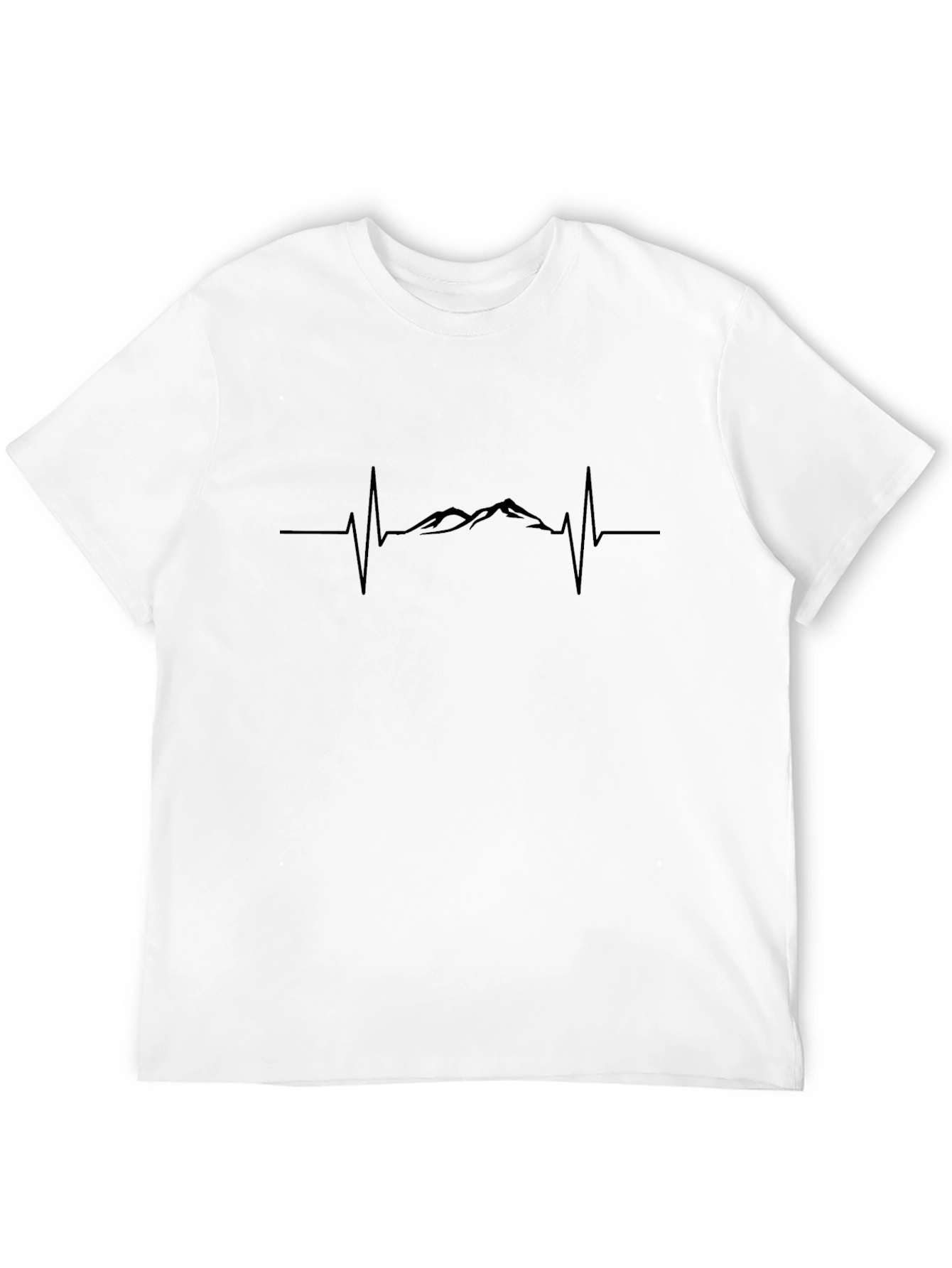 Mountain Heartbeat T-Shirt - Black