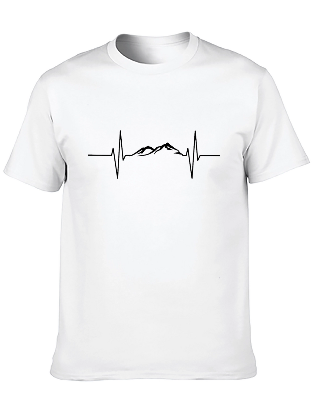 Mountain Heartbeat T-Shirt - Black