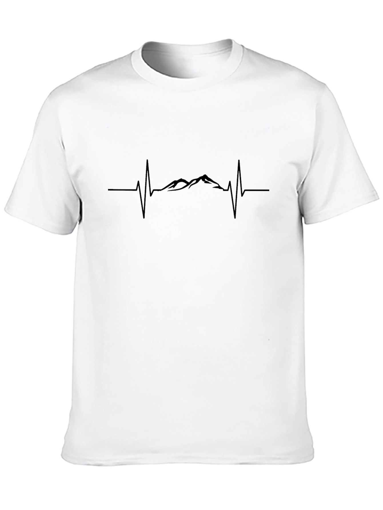 Mountain Heartbeat T-Shirt - Black