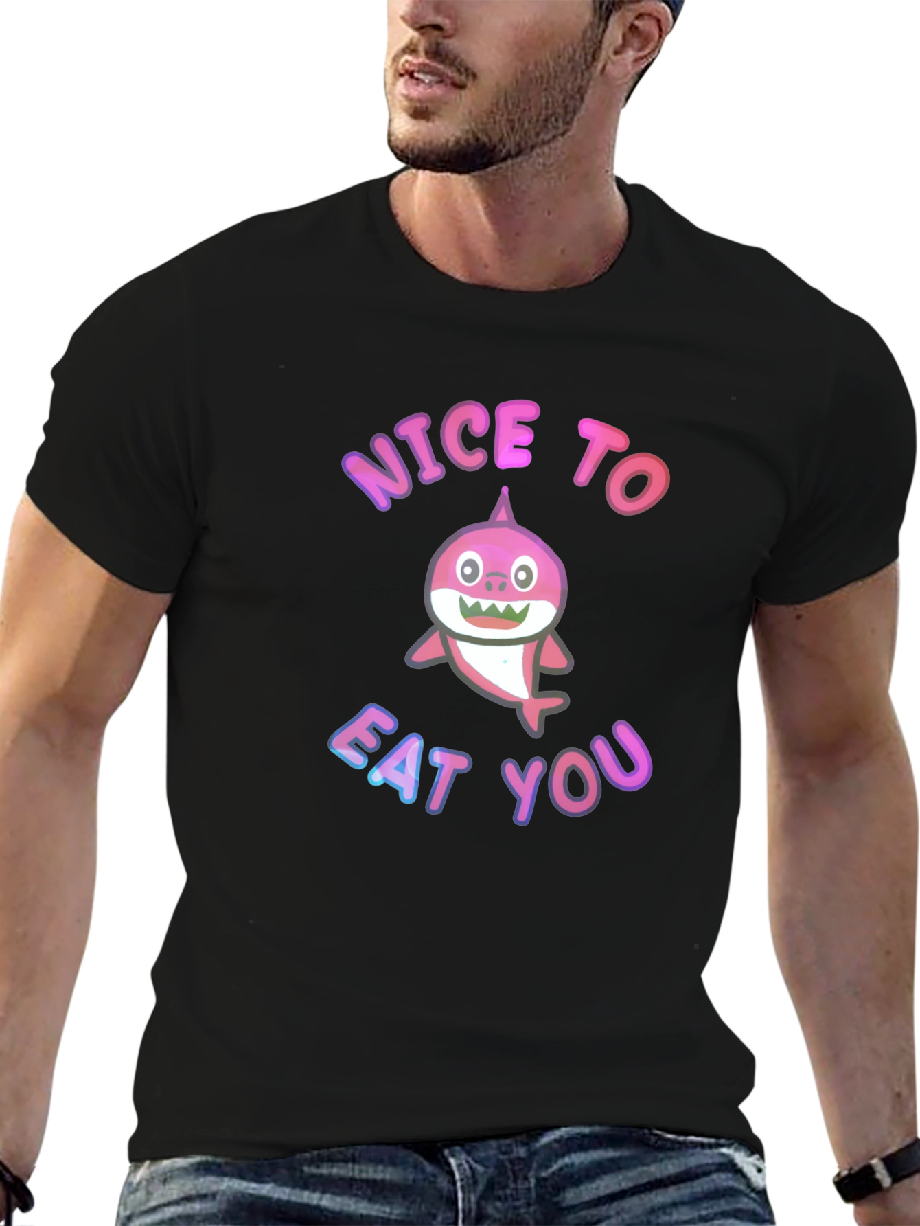Shark Humor Tee - Nice to Eat You