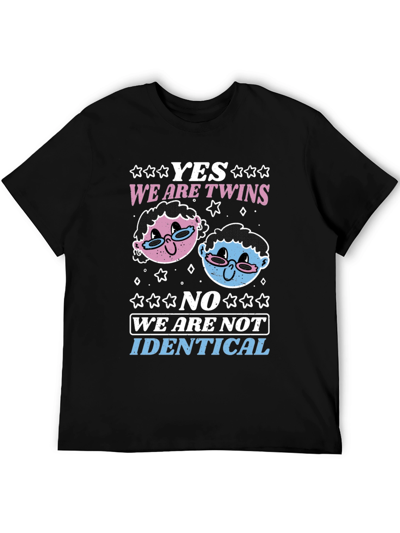 Funny Twins T-Shirt - Yes We Are Twins - Matching Shirts