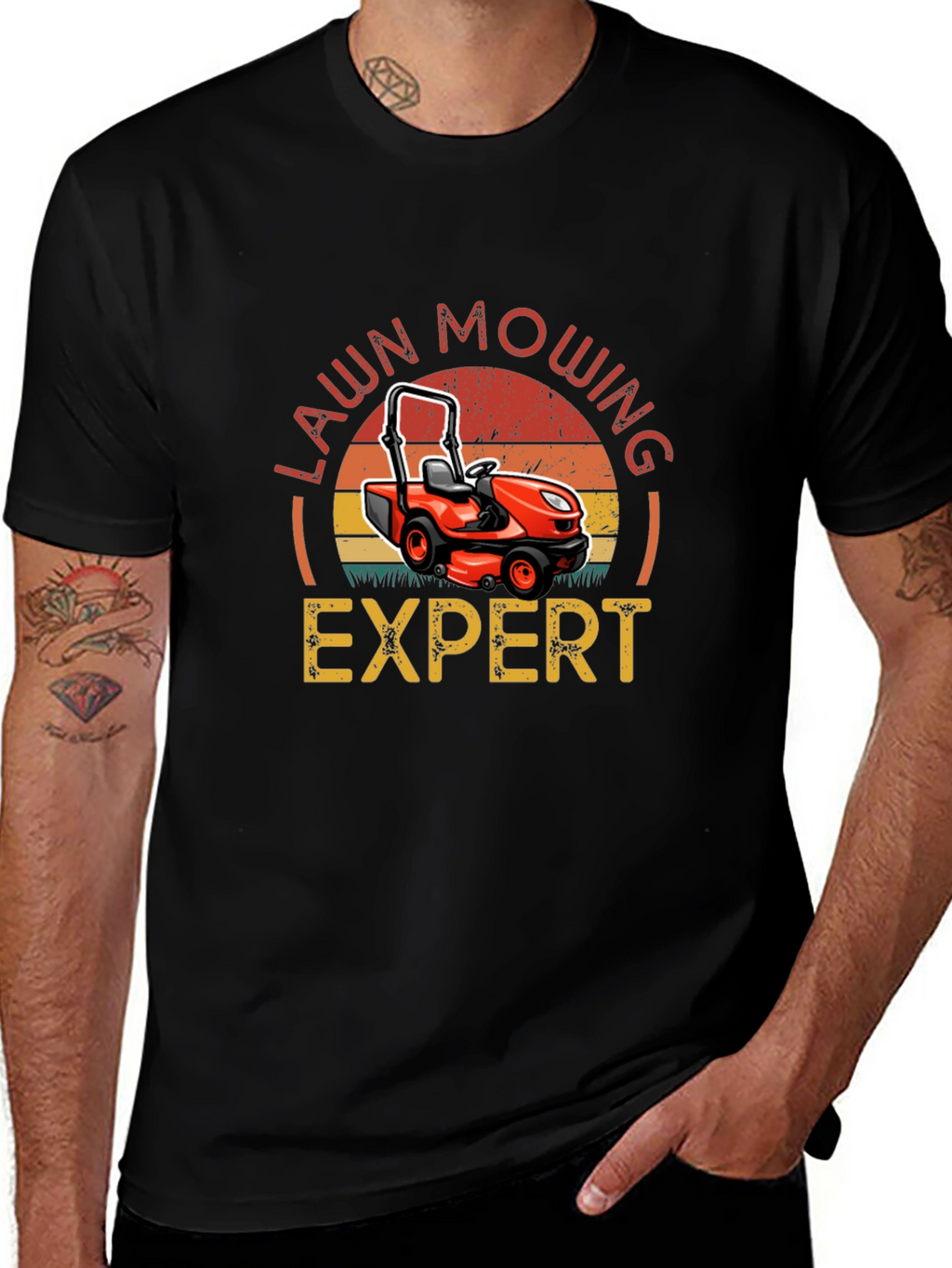 Lawn Mowing Expert Graphic Tee