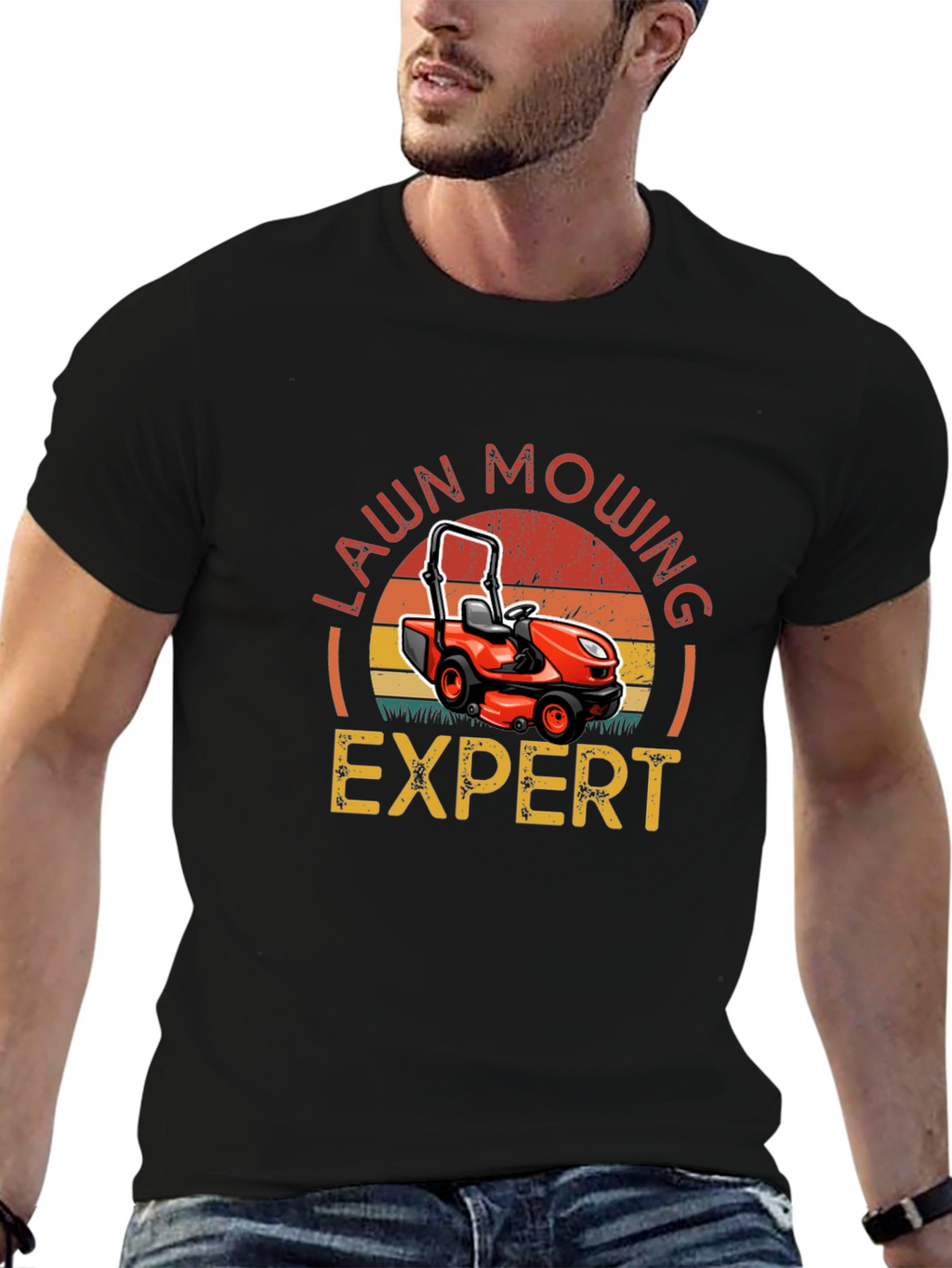 Lawn Mowing Expert Graphic Tee