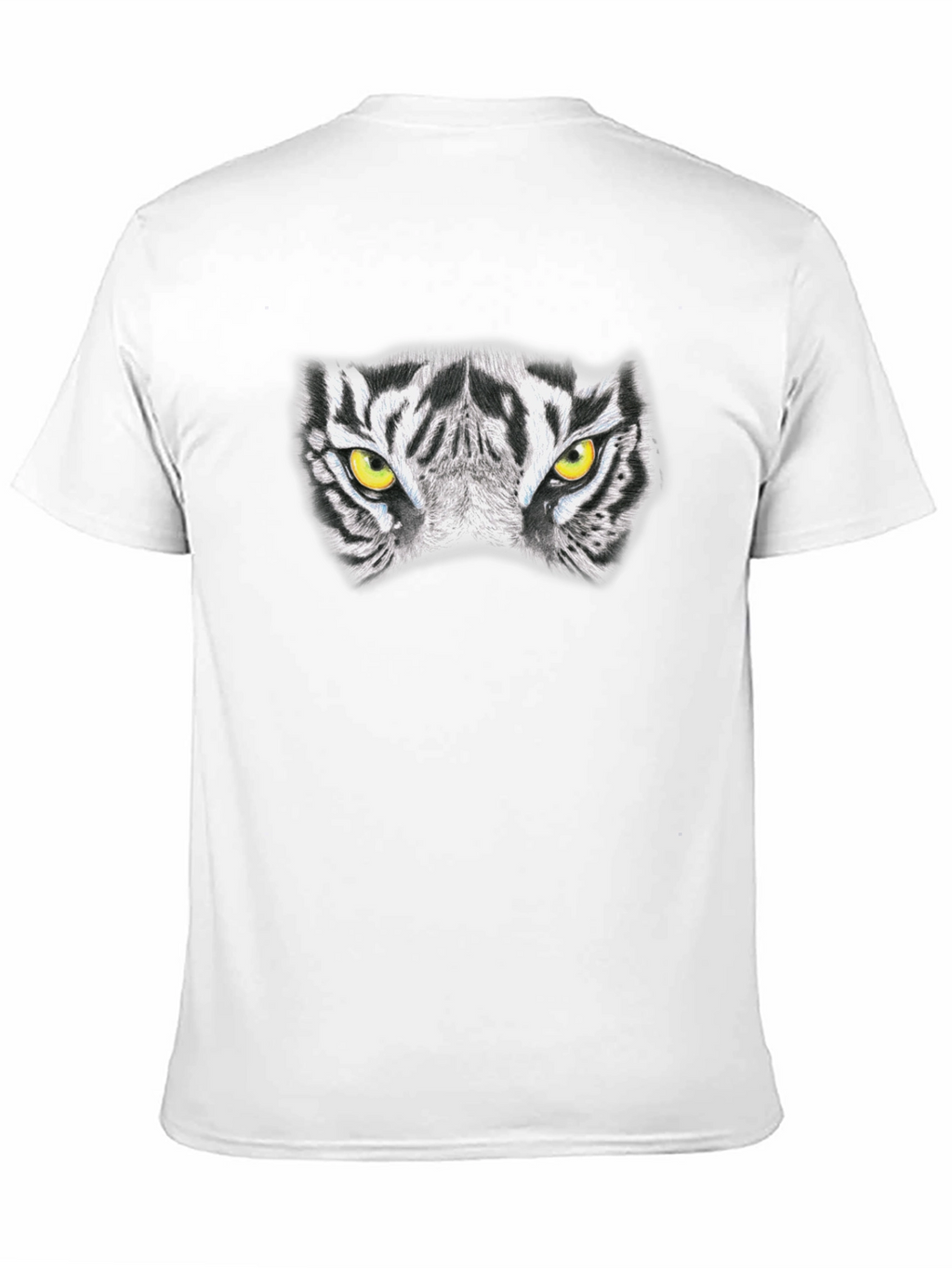 Tiger Eyes Graphic Black T-Shirt
