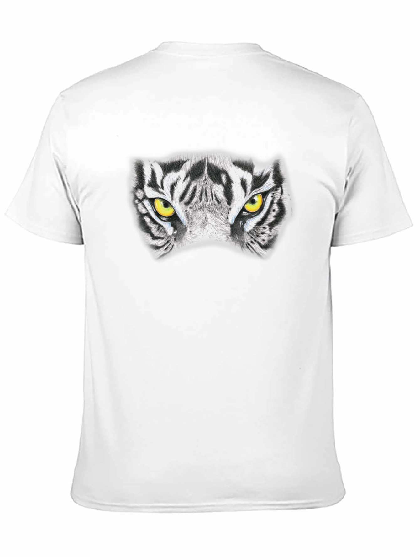 Tiger Eyes Graphic Black T-Shirt