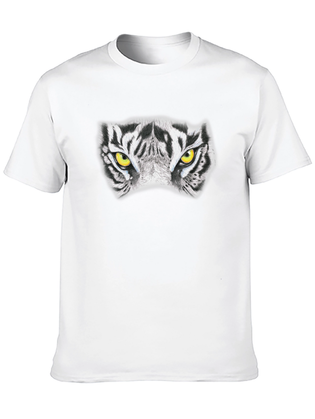 Tiger Eyes Graphic Black T-Shirt