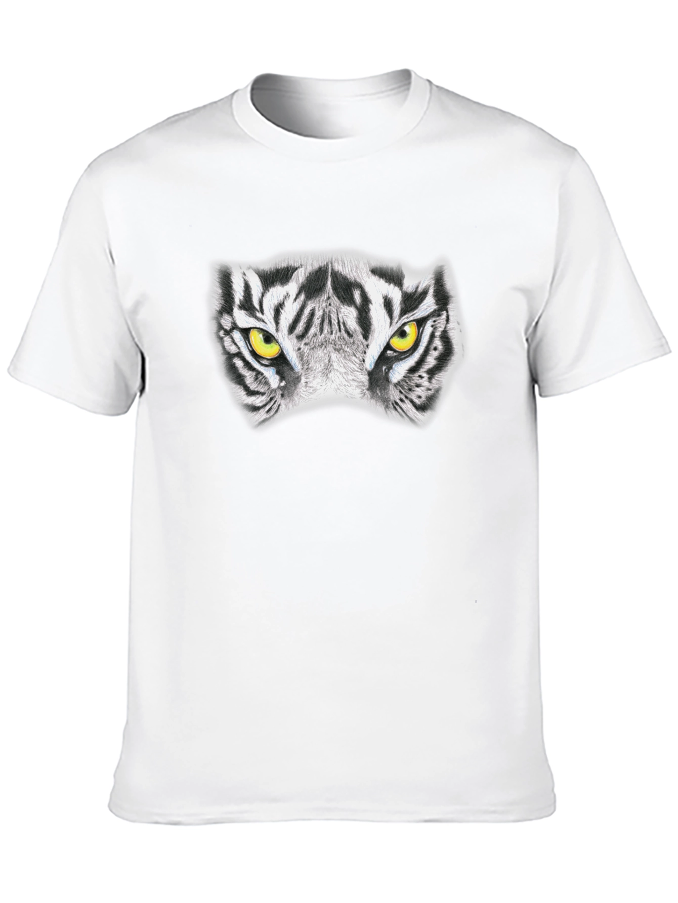Tiger Eyes Graphic Black T-Shirt