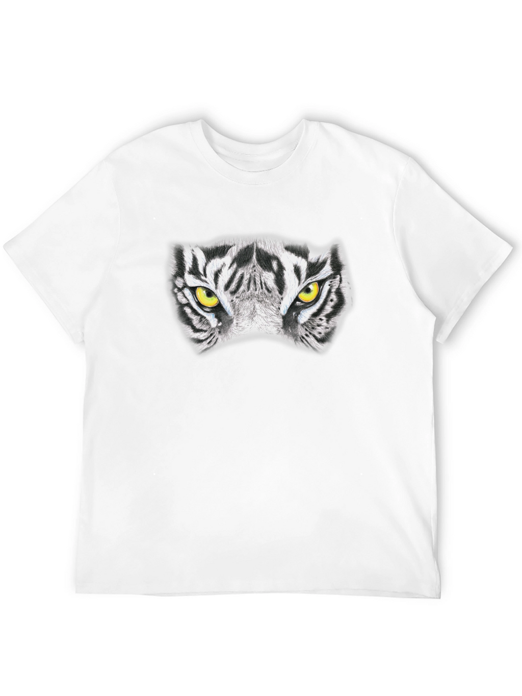 Tiger Eyes Graphic Black T-Shirt