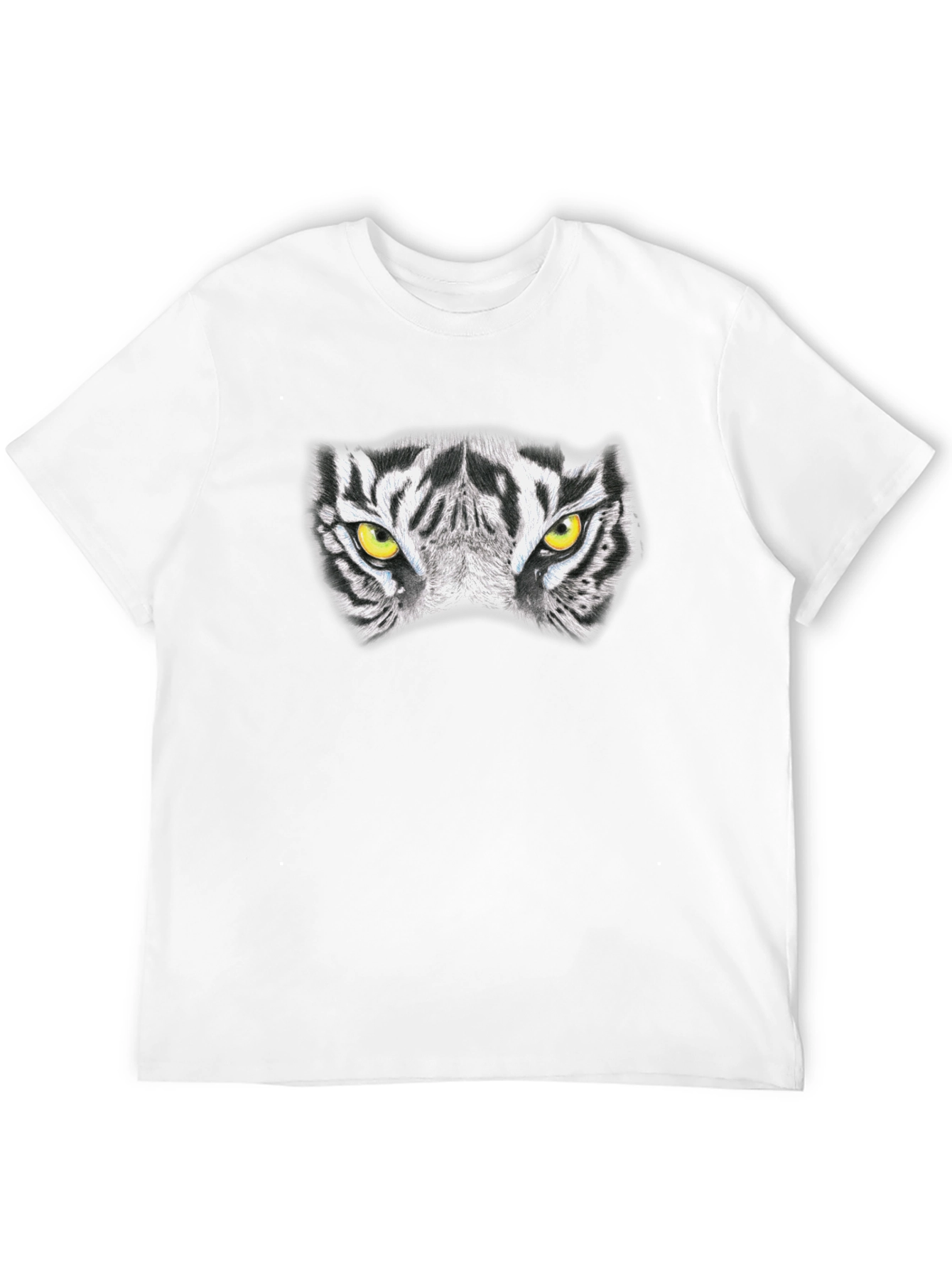 Tiger Eyes Graphic Black T-Shirt