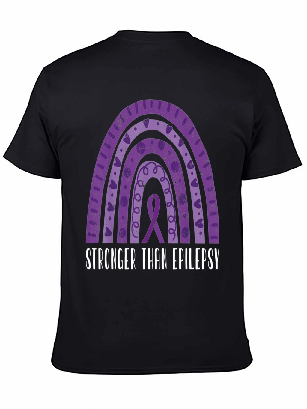 Epilepsy Awareness Rainbow Graphic T-Shirt