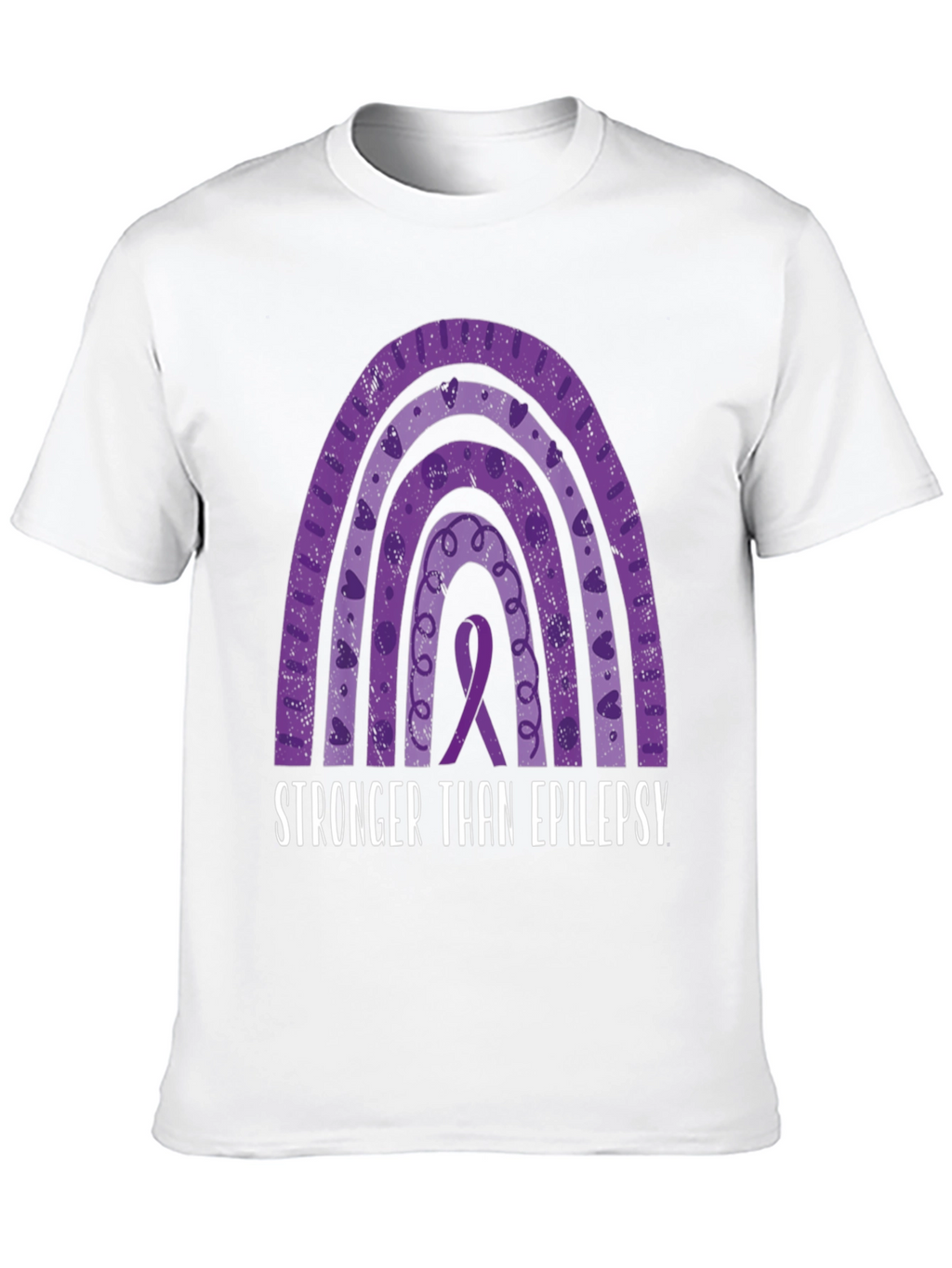 Epilepsy Awareness Rainbow Graphic T-Shirt