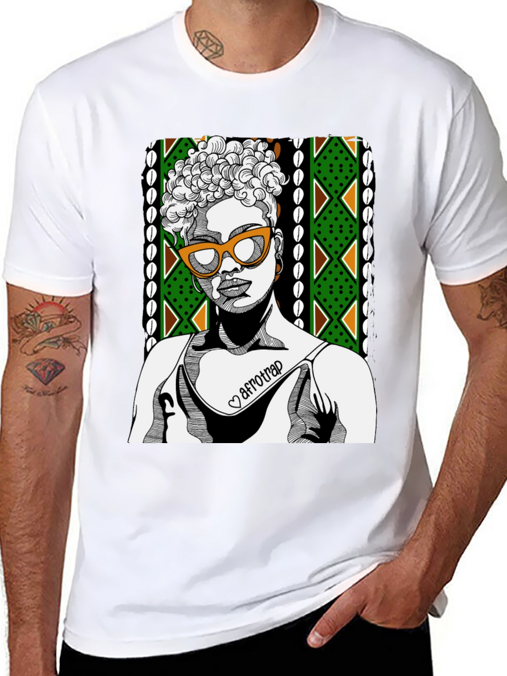 Afrotrap T-Shirt - Bold Graphic Tee