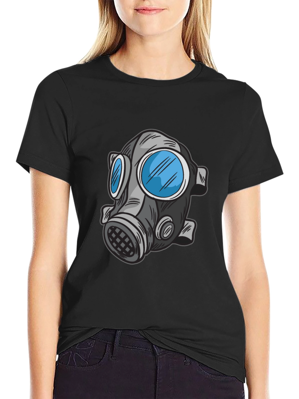 Gas Mask Graphic Tee - Cool & Unique Design