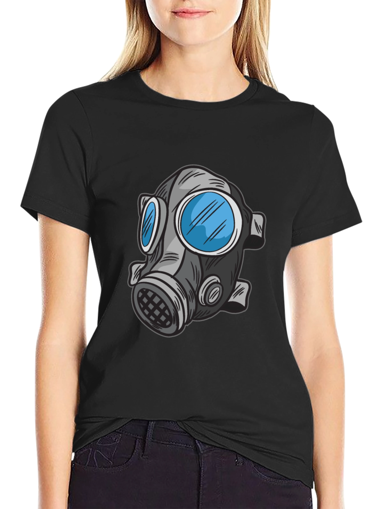 Gas Mask Graphic Tee - Cool & Unique Design
