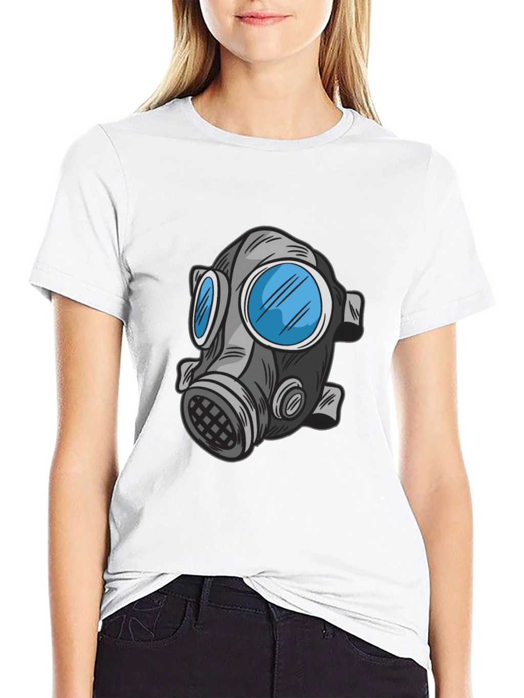 Gas Mask Graphic Tee - Cool & Unique Design