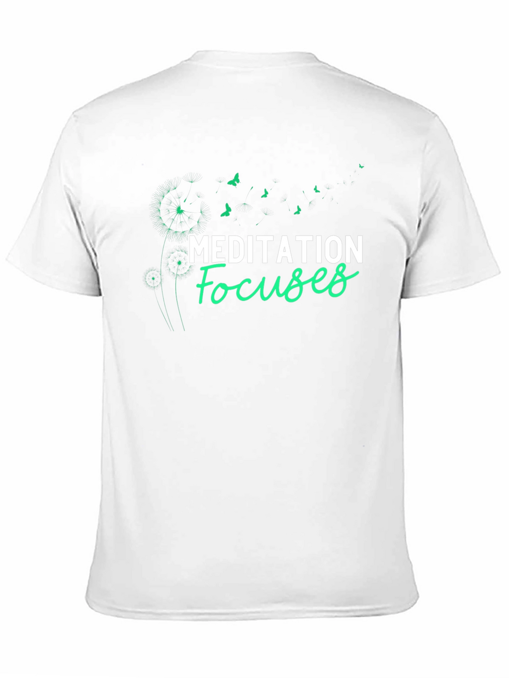 Meditation Focuses Graphic Tee - Black T-Shirt