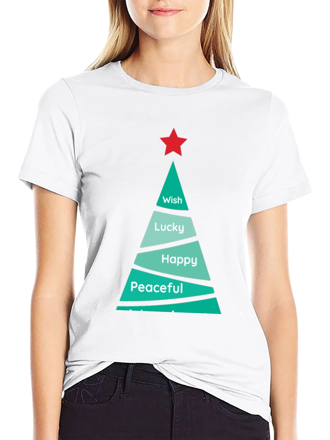 Festive Christmas Tree Wish T-Shirt