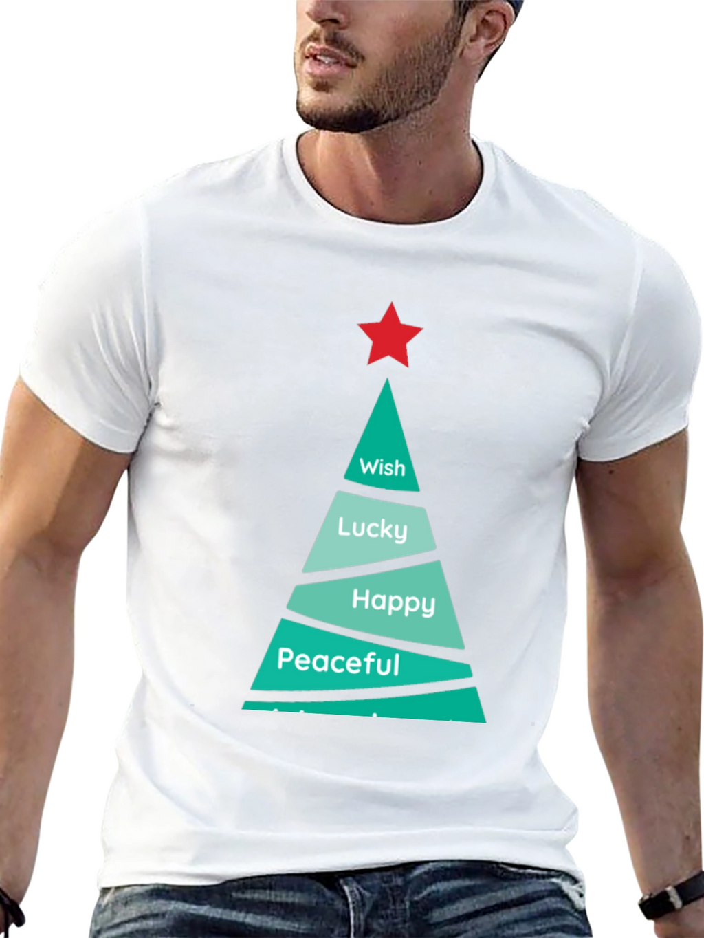 Festive Christmas Tree Wish T-Shirt