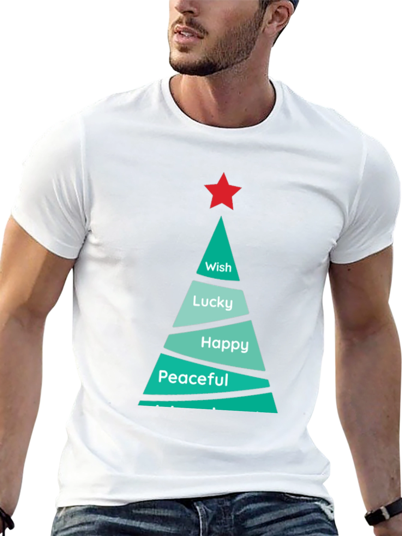 Festive Christmas Tree Wish T-Shirt
