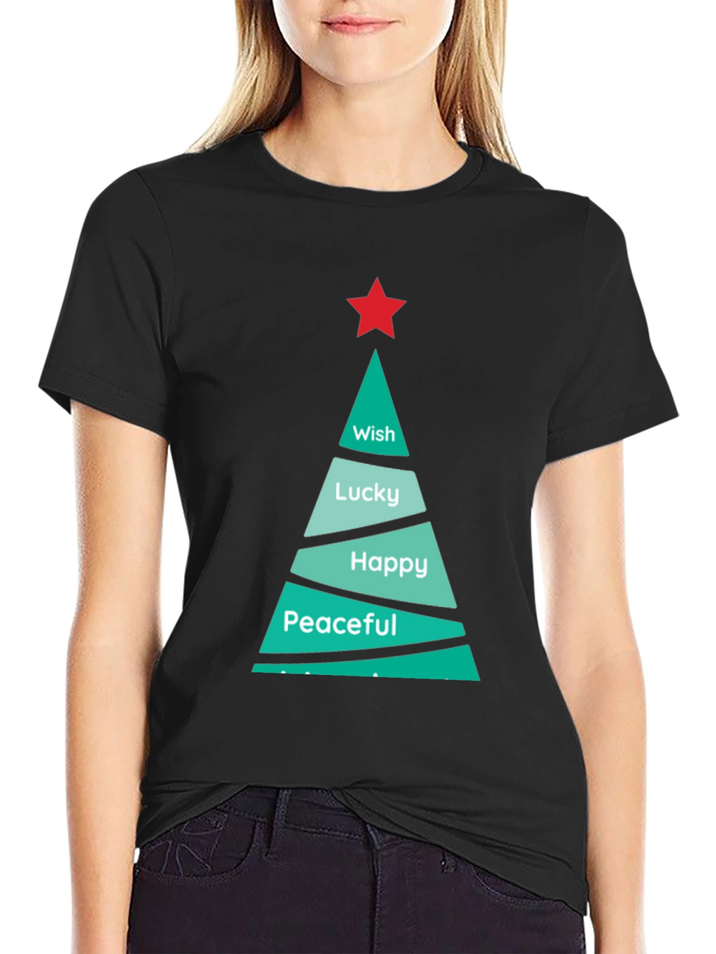 Festive Christmas Tree Wish T-Shirt