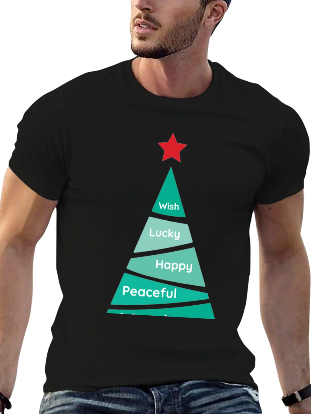 Festive Christmas Tree Wish T-Shirt