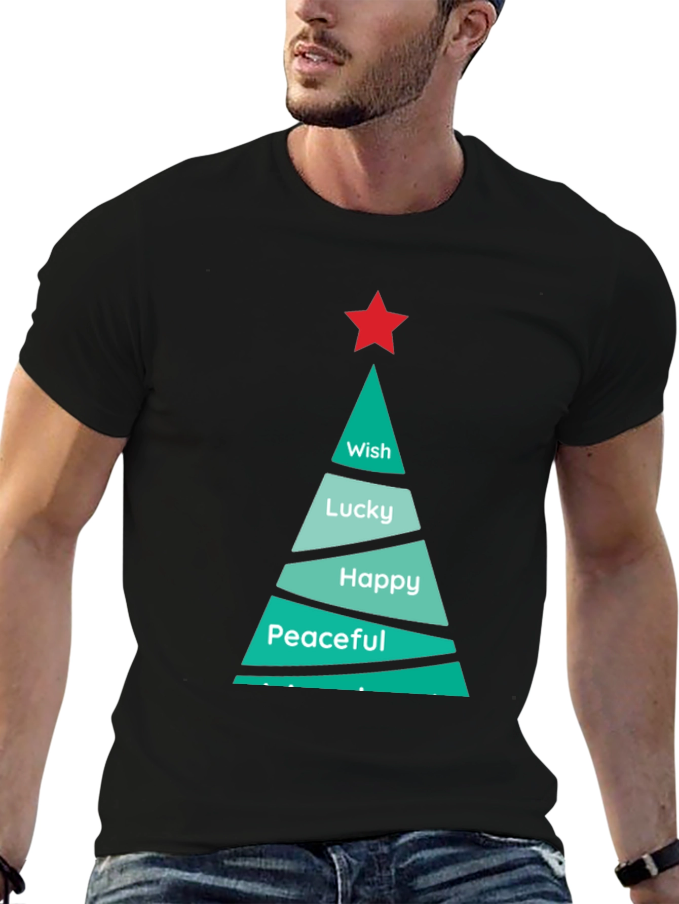Festive Christmas Tree Wish T-Shirt