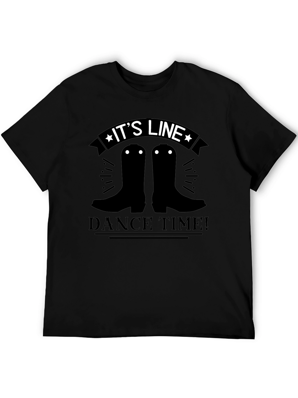 Line Dance Time T-Shirt - Country Western Style